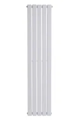 Вертикальный дизайнерский радиатор отопления ARTTIDESIGN Livorno II 5/1600/340/50 белый матовый Фото - 3